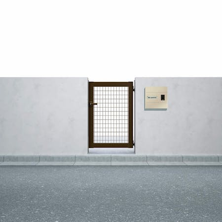 シンプレオ門扉　M1型　片開き　埋込仕様  ０８・１０ | YKKAP